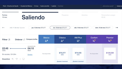 Precios de vuelos de Europa a México se elevan a más del doble