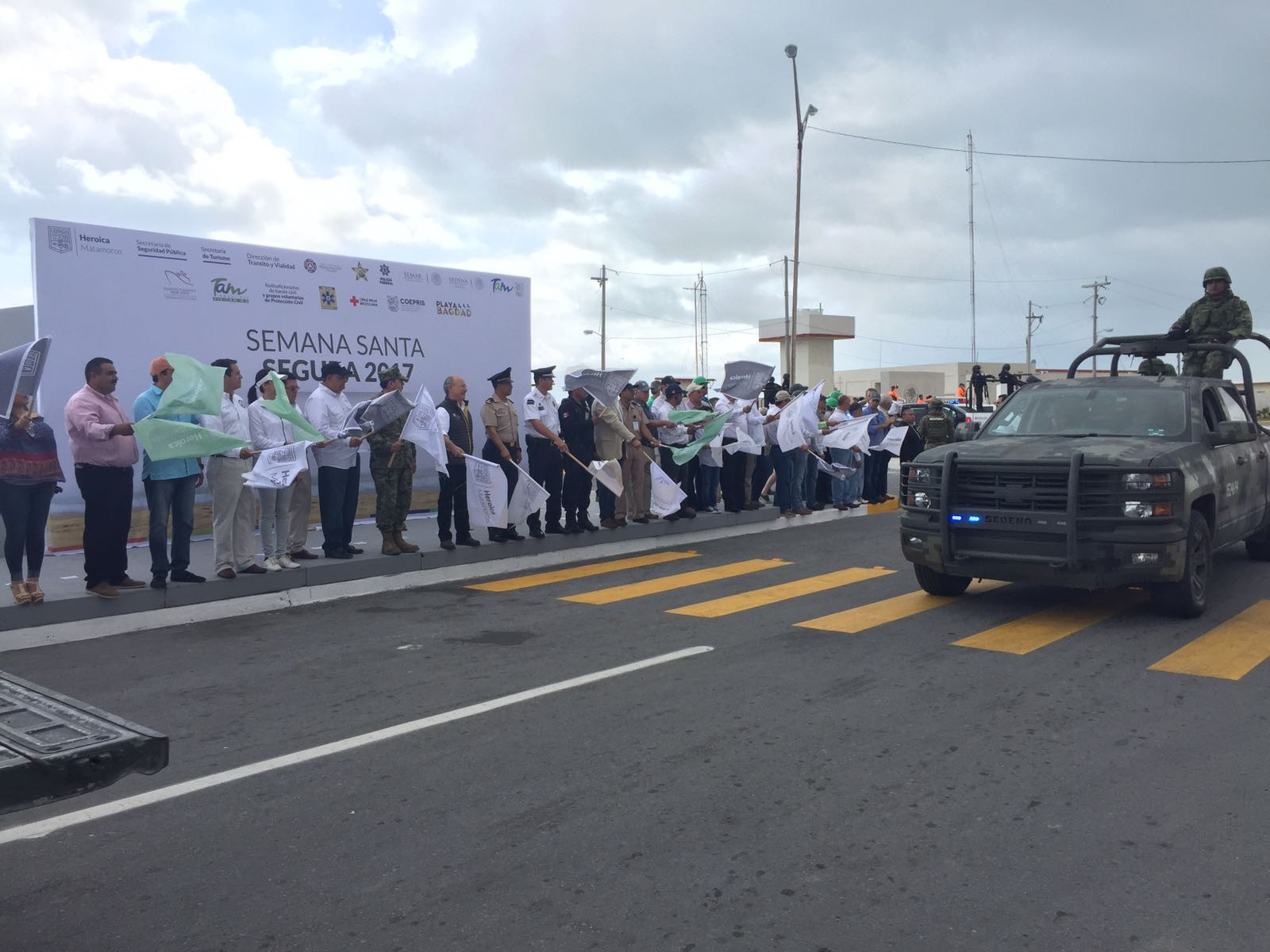 Alcalde de Matamoros garantiza seguridad durante Semana Santa 