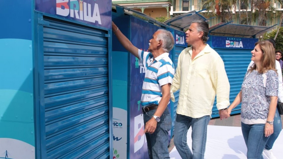 Alcalde presente el avance de obras y entrega de estanquillos especiales