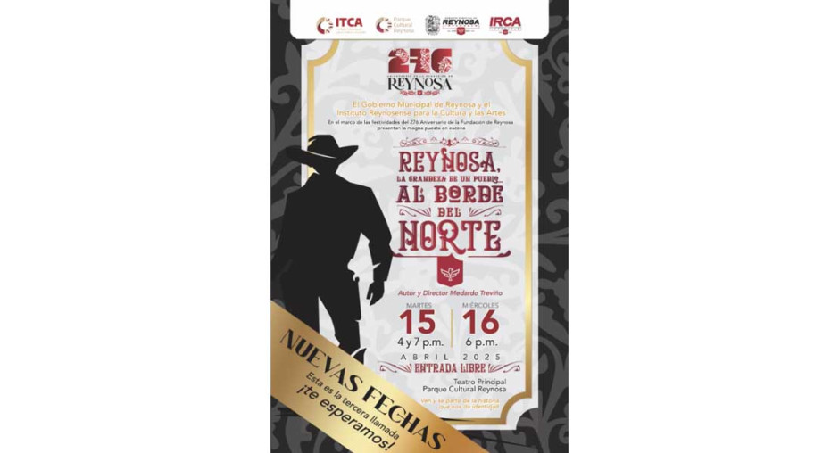 Presentará Gobierno de Carlos Peña Ortiz puesta en escena que reúne historia, cultura y esperanza