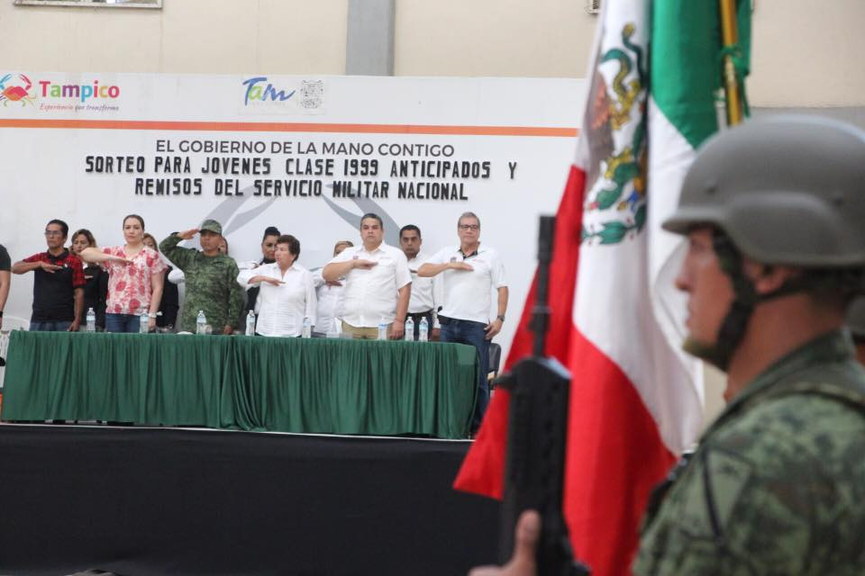 Realizan sorteo del Servicio Militar Nacional