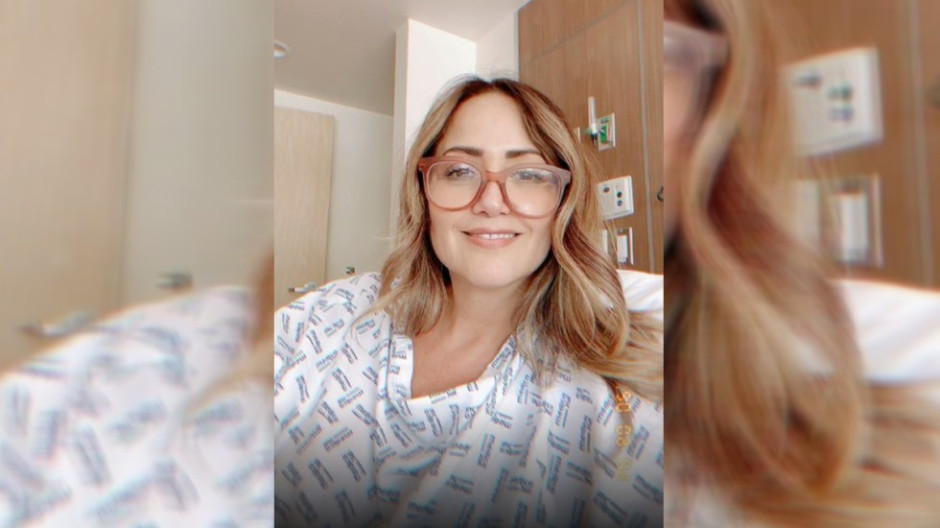 Andrea Legarreta es hospitalizada por COVID-19; desarrolló neumonía 