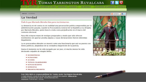 Yarrington presentará información de su blog como defensa