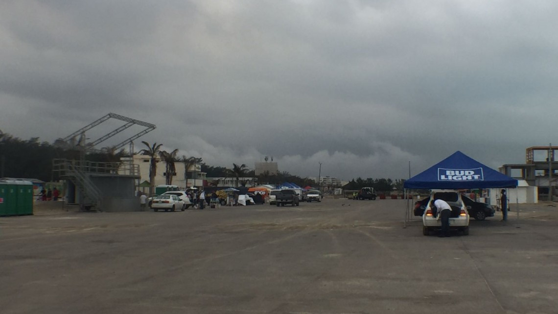 Desangelado playazo 2017 en playa Miramar 