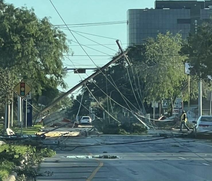 Tormenta causa severos daños en McAllen