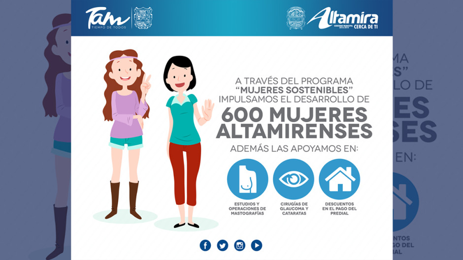 Ayuntamiento apoya con programa “Mujeres sostenibles"