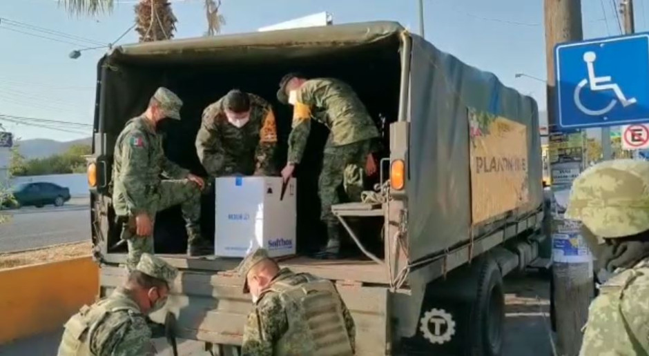 Arriba a Tamaulipas un nuevo lote de vacunas contra el COVID-19 