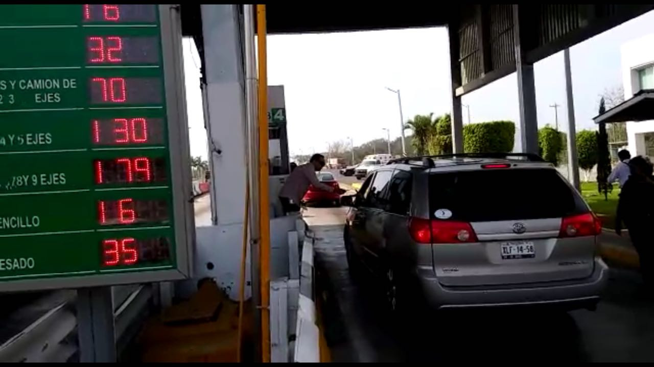 Liberan caseta del puente Tampico, exigen ciudadanos ya no más cobro de peaje