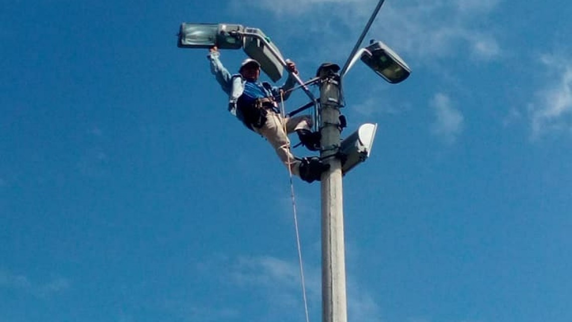 Censo en colonias de Tampico arroja mil 100 lámparas fundidas