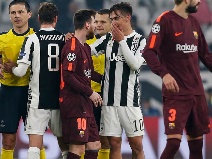 Barcelona empata con Juventus y clasifica de líder a Octavos