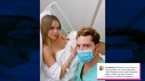 David Bisbal y Rosanna Zanetti presentan a su hija Bianca 