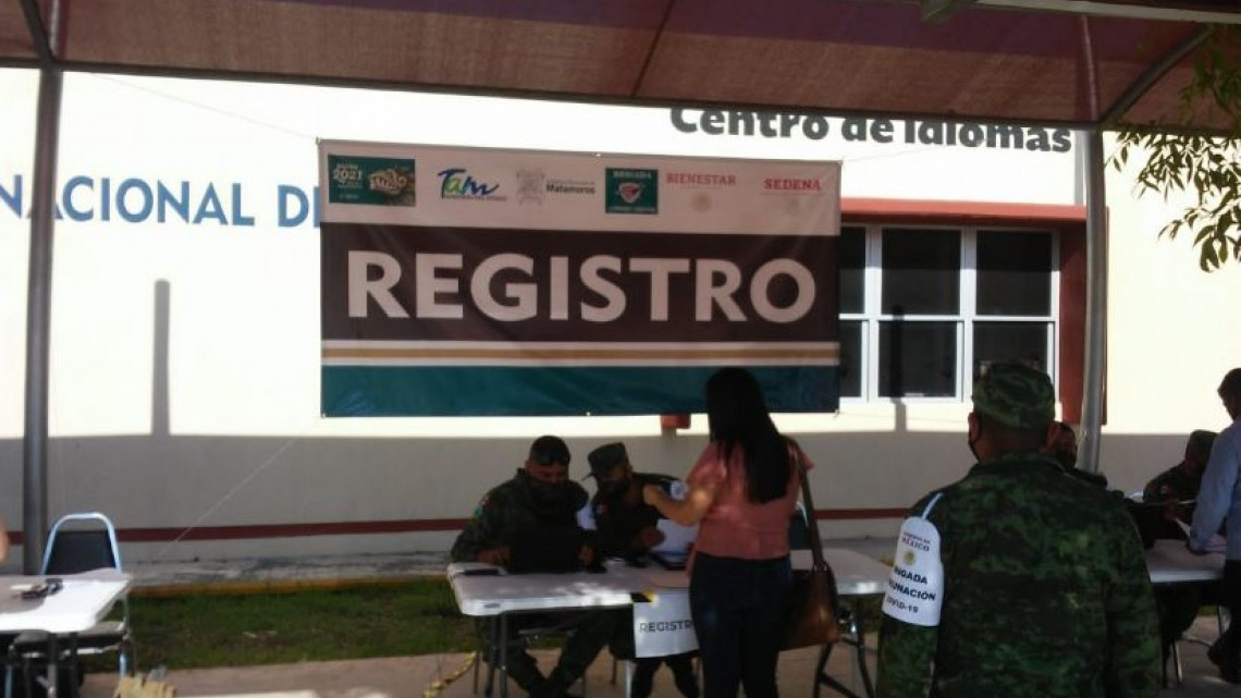Inicio la aplicación de 12 mil vacunas en Matamoros para el sector educativo