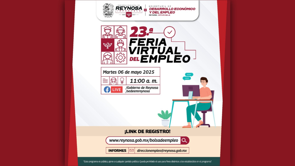 Participa en la 23ª Feria Virtual de Empleo y encuentra una oportunidad