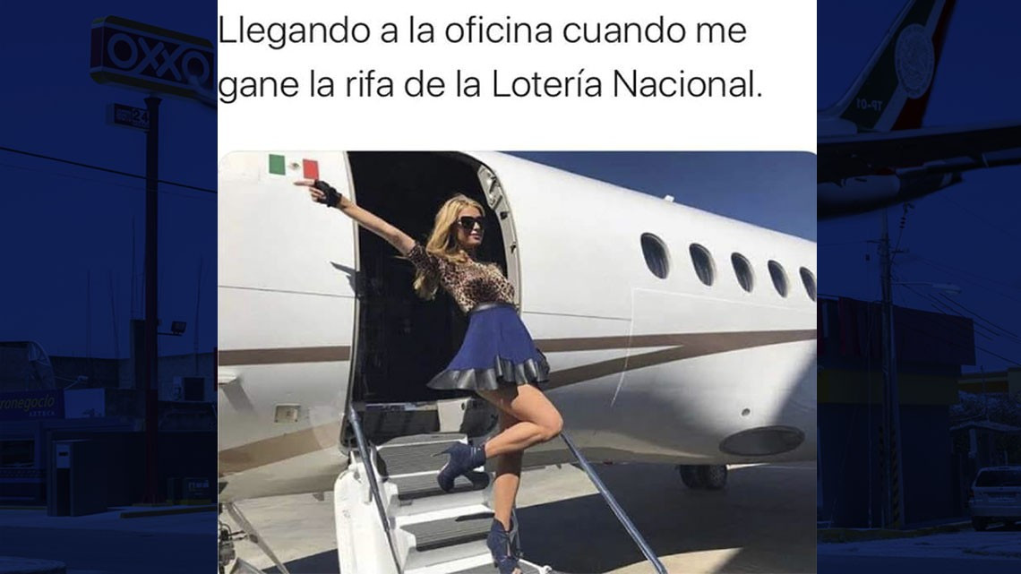 Diviértete con los mejores 'memes' de la rifa del avión presidencial
