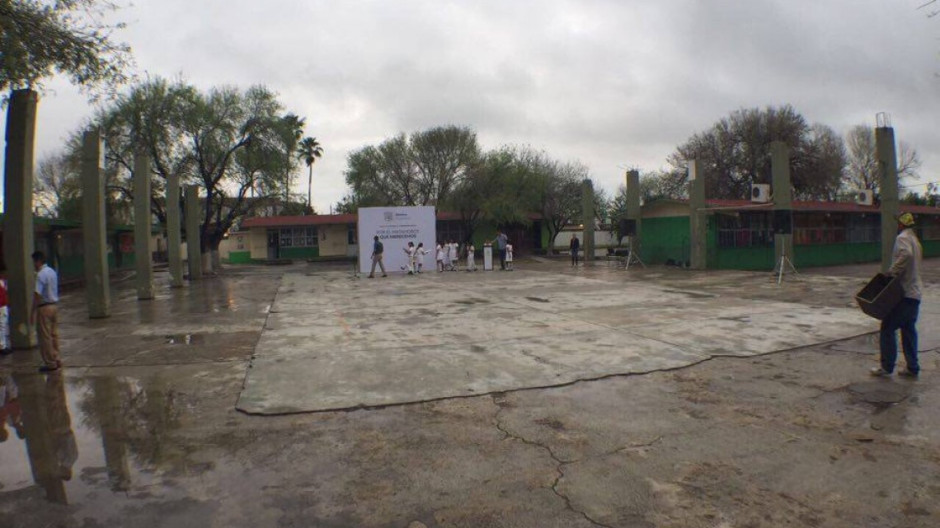 Techumbres principales necesidades de escuelas en Matamoros 