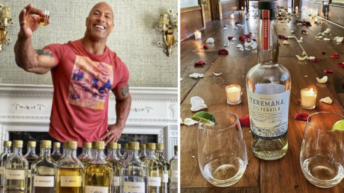 "La Roca" lanza su tequila "Teremana" hecho en México