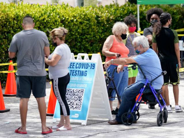Florida registró récord diario de hospitalizaciones y casos de coronavirus
