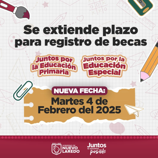 Se extiende periodo de registro para las becas Juntos lo Hacemos Posible del Gobierno Municipal