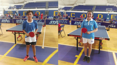 Atletas de tenis de mesa logran pases a la ON 2018