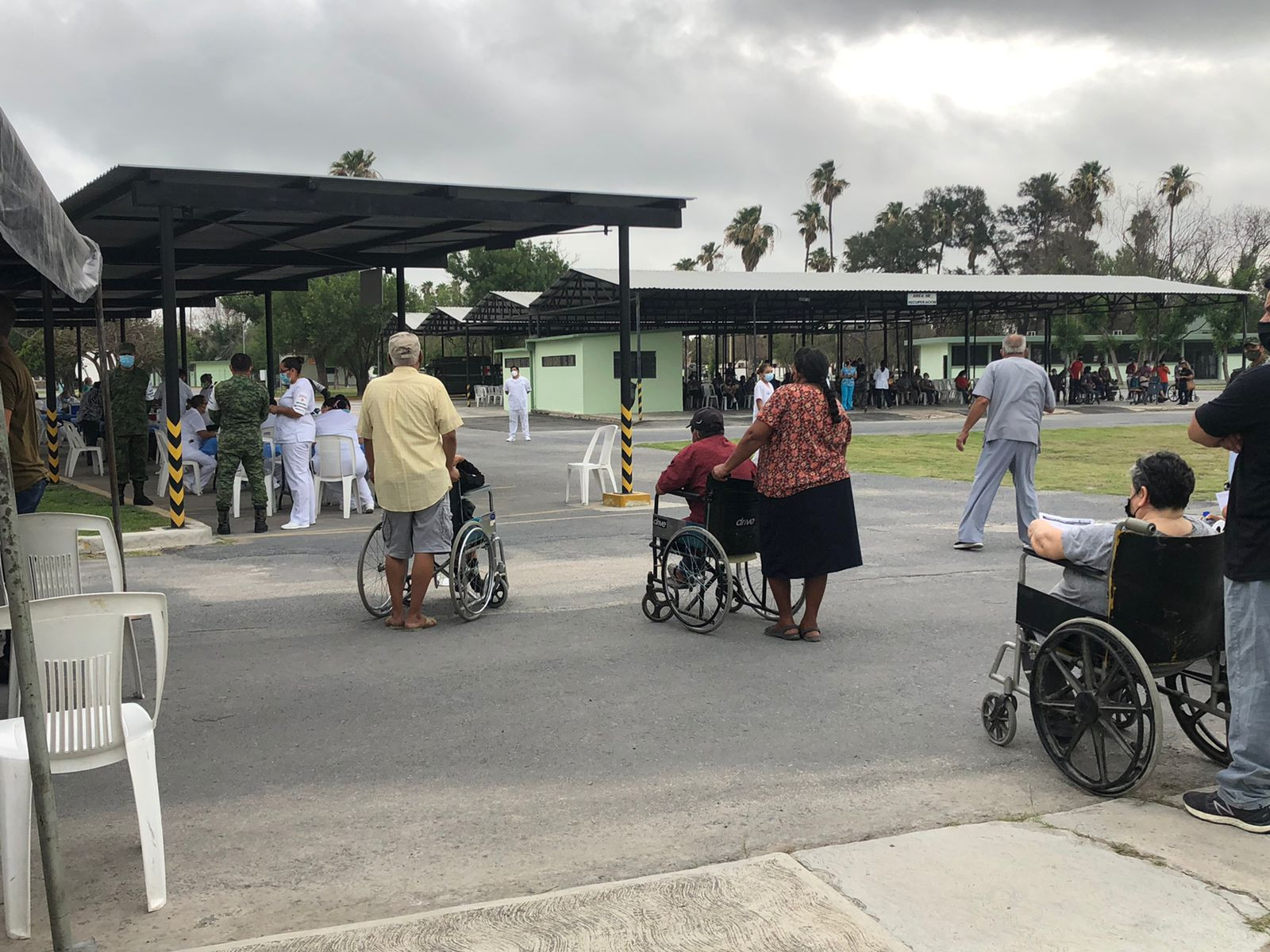 Inicia aplicación de segunda dosis contra Covid-19 a adultos mayores en Reynosa