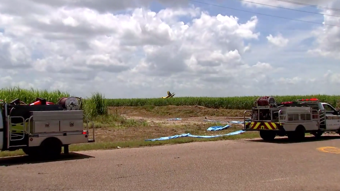 Cae avioneta en Edcouch, Texas 