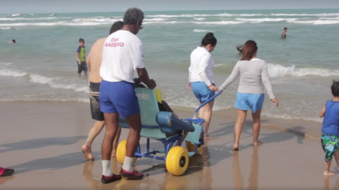 Playa Miramar ofrece el servicio de “Playa Incluyente”