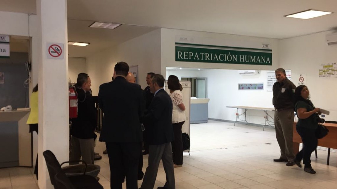 Cónsules centroamericanos visitan INM en Reynosa