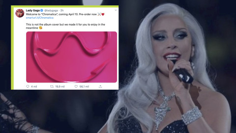 Lady Gaga anuncia que su nuevo álbum llegará el 10 de abril