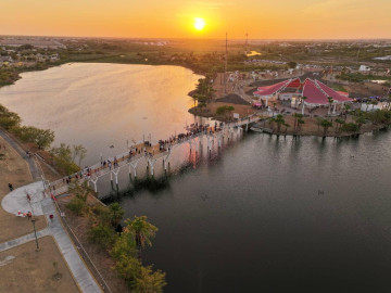 El Laguito se llena de vida: familias abarrotan el parque tras inauguración del puente panorámico