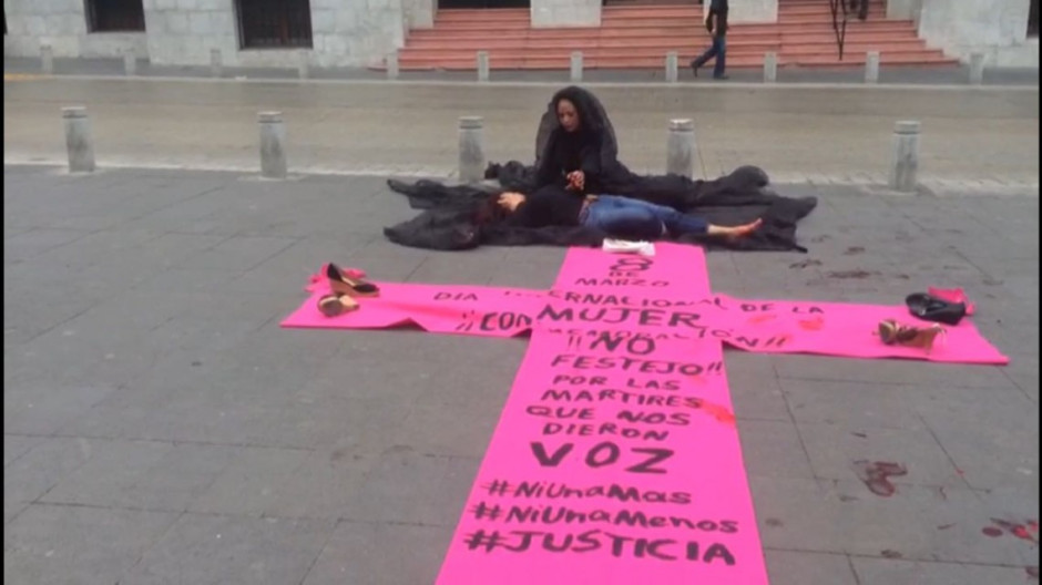 Activistas conmemoran a mujeres mártires violentadas en Tamaulipas
