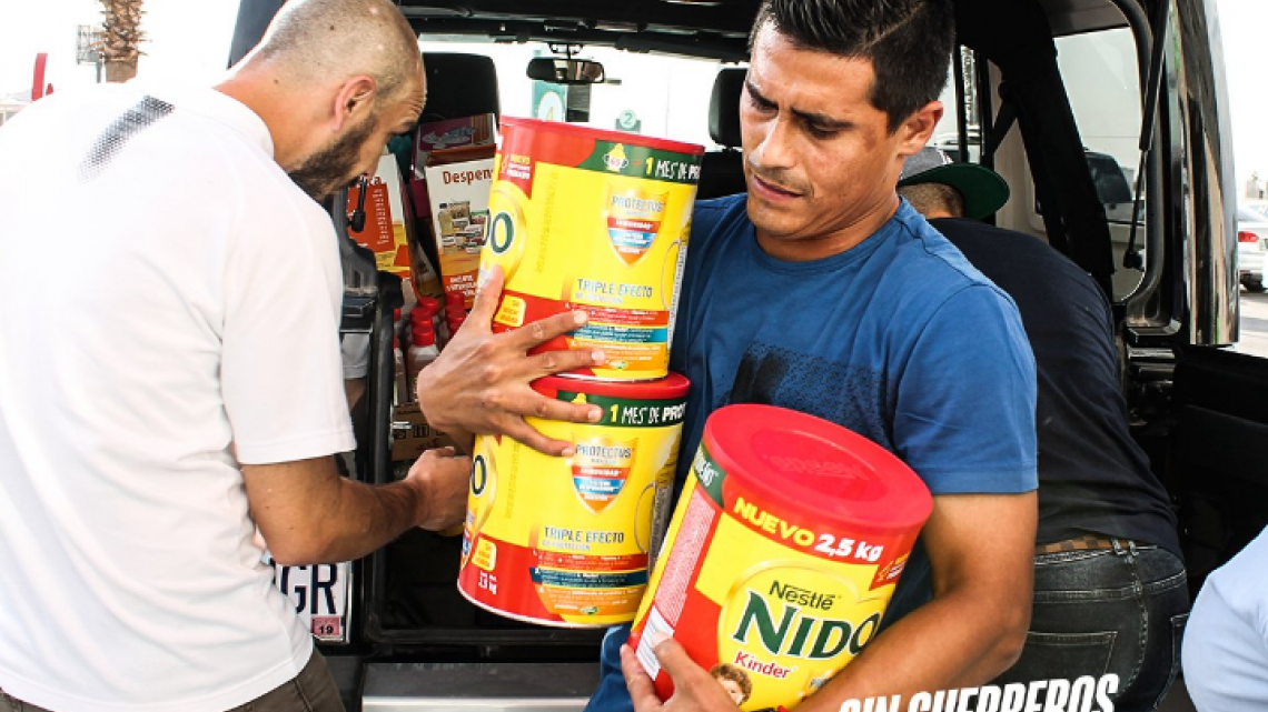 Gremio futbolistico se une en apoyo a afectados