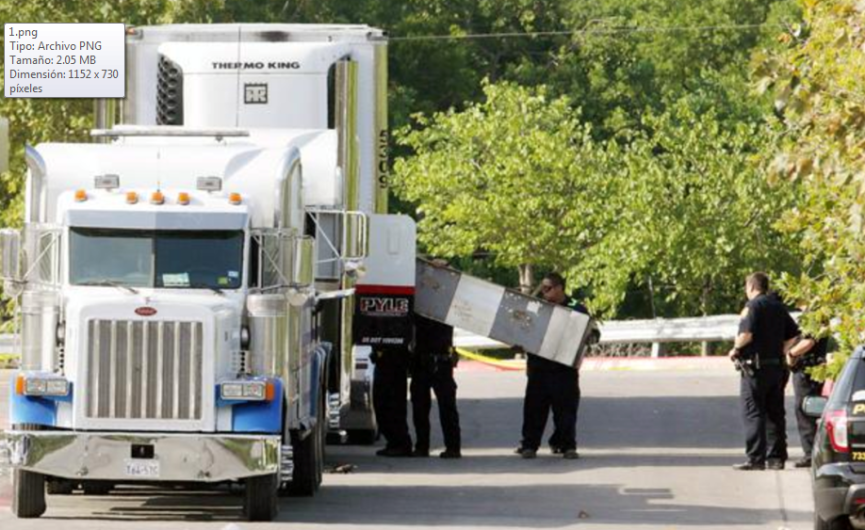 México apoyará connacionales rescatados de trailer en Texas