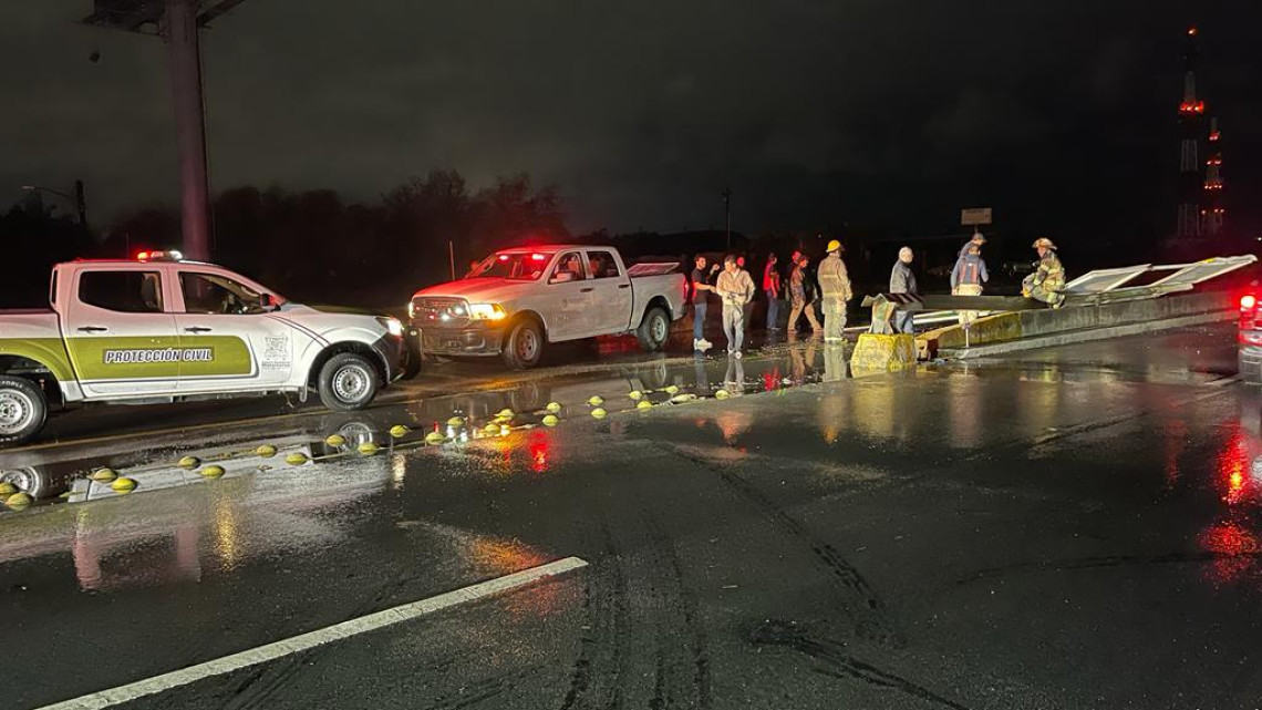 Acciones coordinadas y respuesta inmediata tras la fuerte tromba en Matamoros 