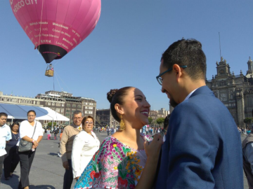 Alistan el Zócalo capitalino para iniciar las Bodas Colectivas