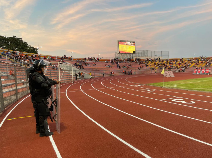 Policía Auxiliar de la SSPT mantiene proximidad para brindar atención inmediata