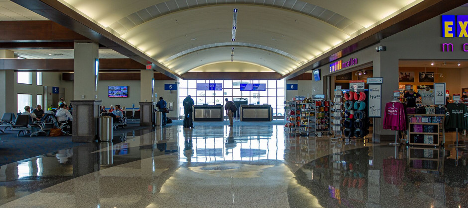Aeropuerto de McAllen recibe subvención de 5.4 mdd