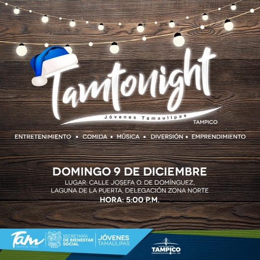 Tamtonight navideño este domingo