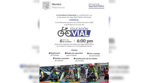 Impartirá Seguridad Pública Municipal “Educación Vial”
