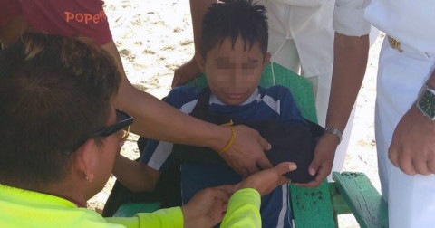 Salvan a menor de ahogarse en la Playa Miramar