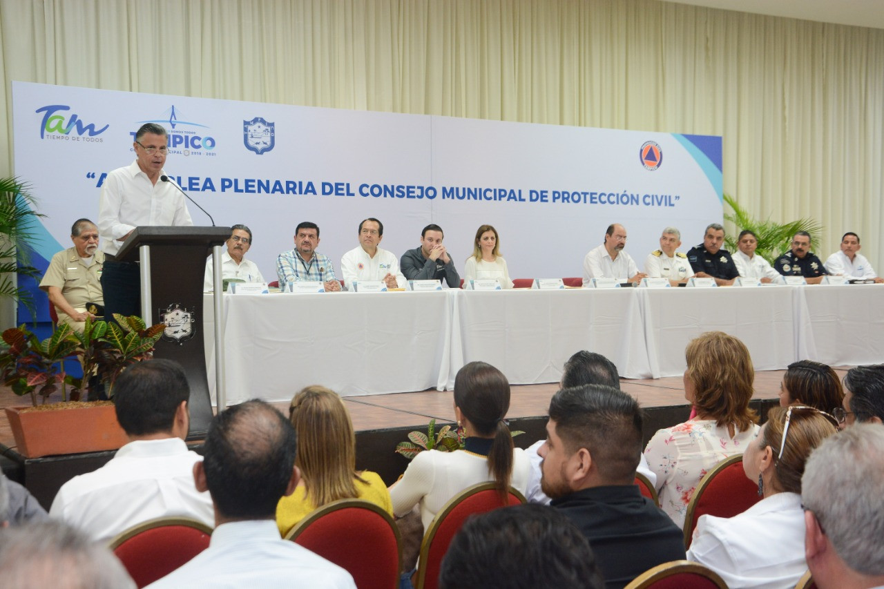 En Tampico coordinan acciones contra fenómenos meteorológicos