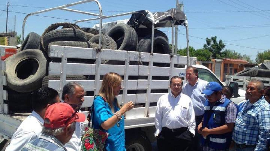 Realizan labores de descacharrización para combatir moscos