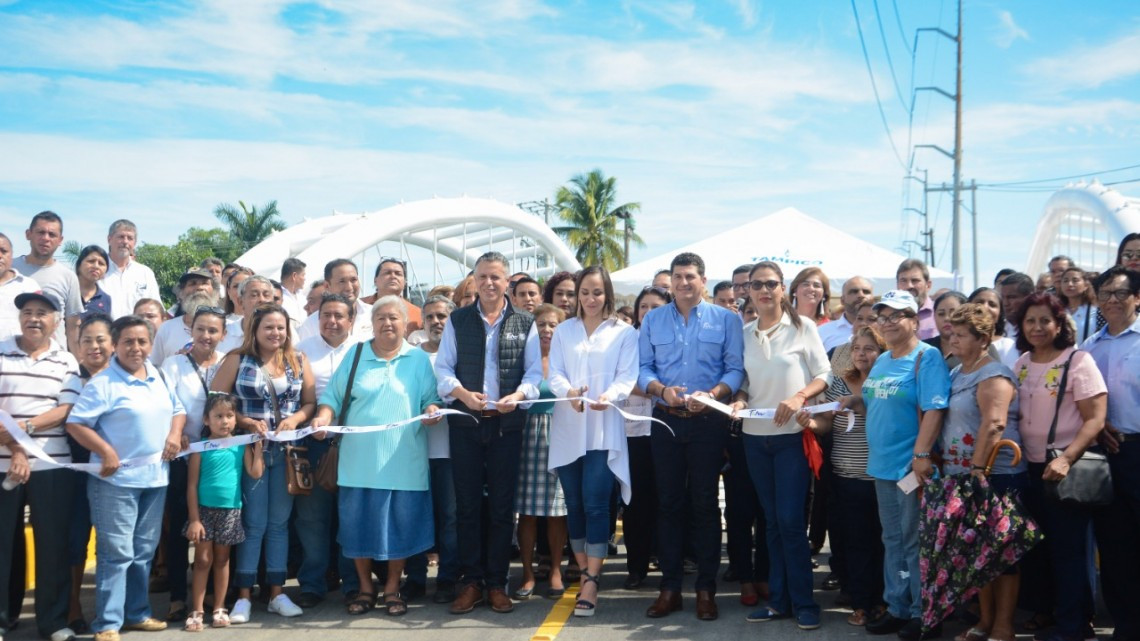 Inaugura Chucho Nader Nuevo Puente Vehicular José de Escandón