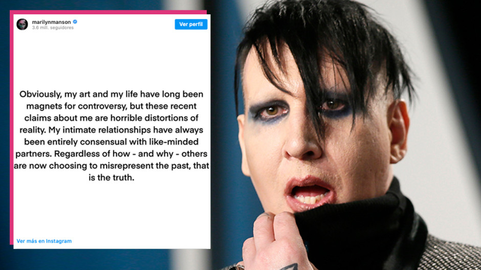 Marilyn Manson niega acusaciones de abuso de Evan Rachel Wood