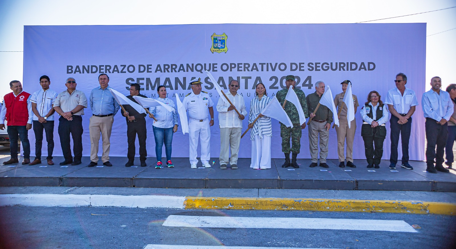 Garantizan seguridad para 240 mil vacacionistas en la Playa Bagdad de Matamoros