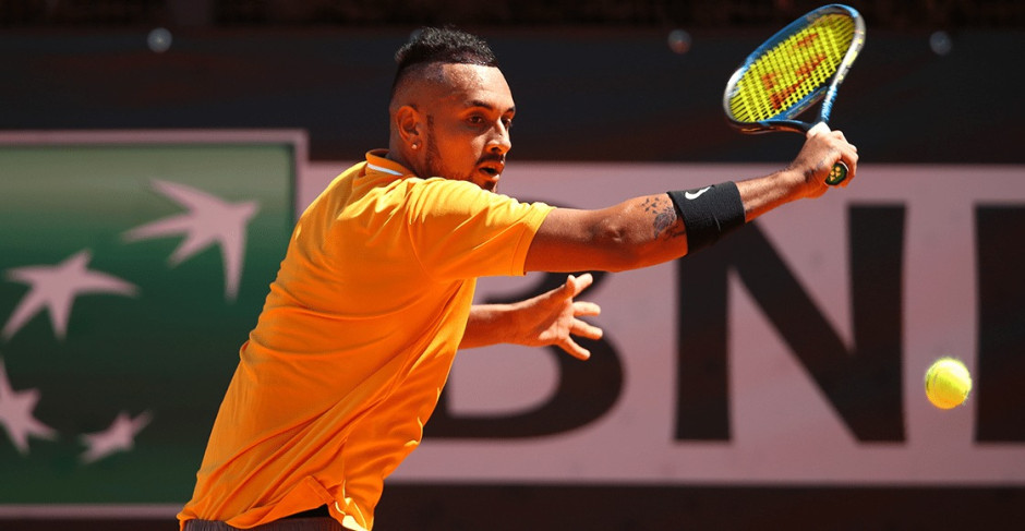 Nick Kyrgios es baja del Abierto de Francia