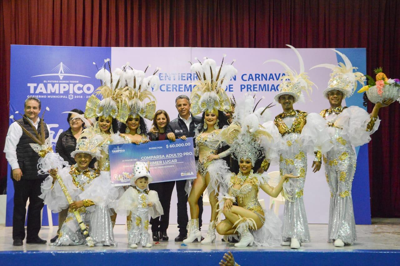 Brillante Ceremonia de Premiación del Carnaval Tampico Brilla 2019