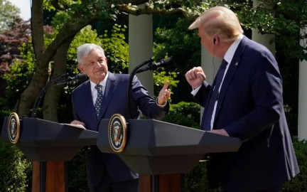 Trump pide poner más atención en situación por COVID-19 en México que en su país