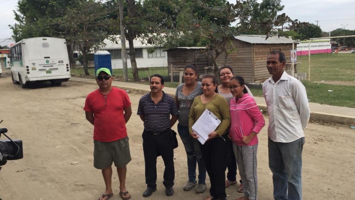 Vecinos del sector Miramar, defienden un área verde, ante la falta de información, por obras que ahí se ejecutan