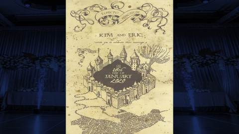 Pareja celebra su boda ¡Al estilo de Harry Potter!