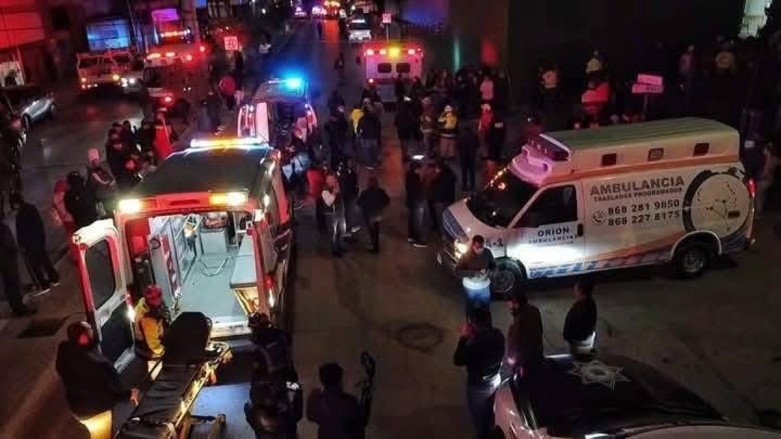 Evacuan hospital del IMSS tras incendio en Matamoros